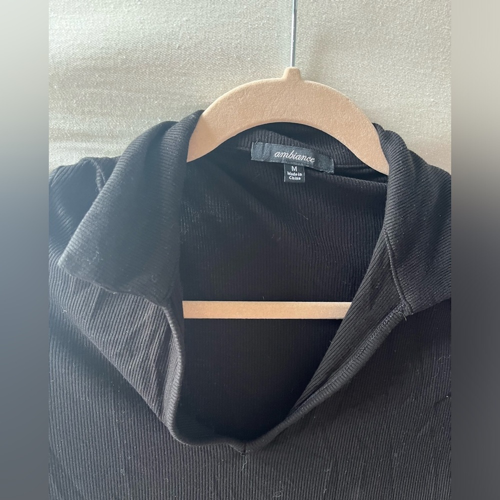 🌼Ambiance Ribbed Collared Dress Stretch - Picture 2 of 3